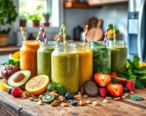 Verhoog je energieniveau door gezonde smoothies en snacks