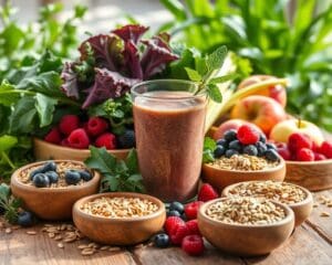 Verhoog je energieniveau met vezelrijke voeding en smoothies