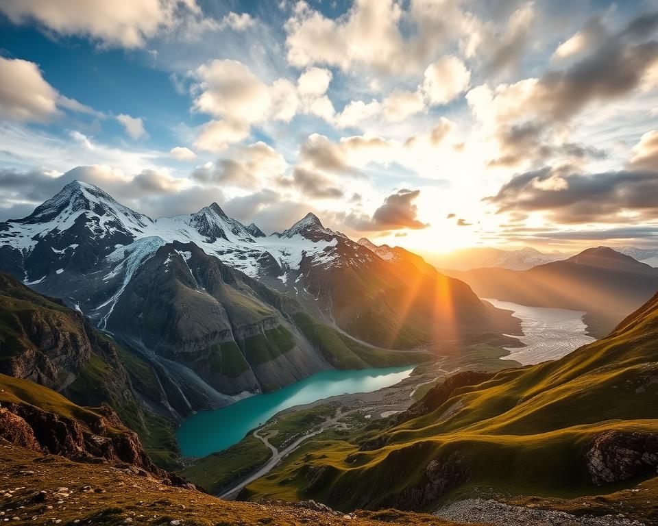 Belangrijkste bergtoppen Patagonië