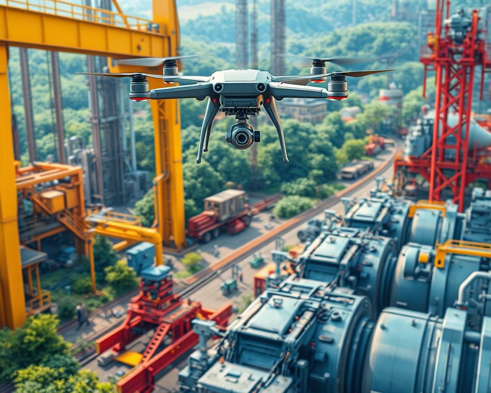 Drones in de industrie: Innovaties in inspectie en onderhoud