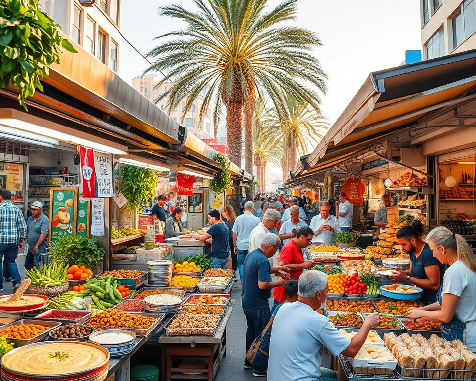 Eetgewoontes in Tel Aviv: proef de smaken van het Midden-Oosten