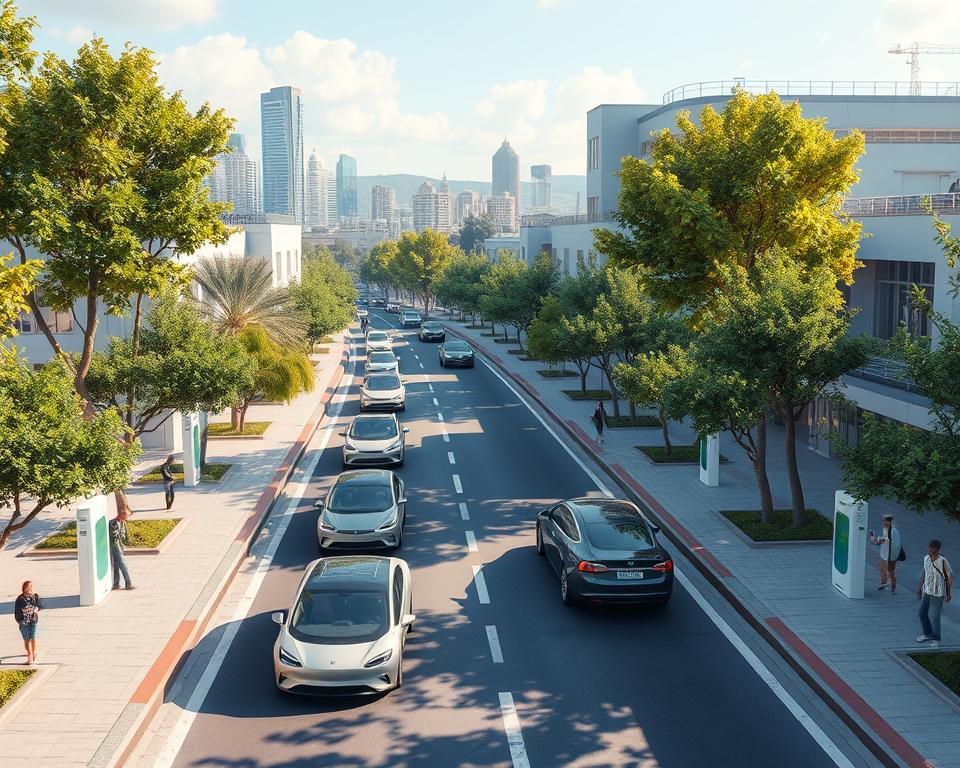 Elektrische voertuigen in stedelijke mobiliteit