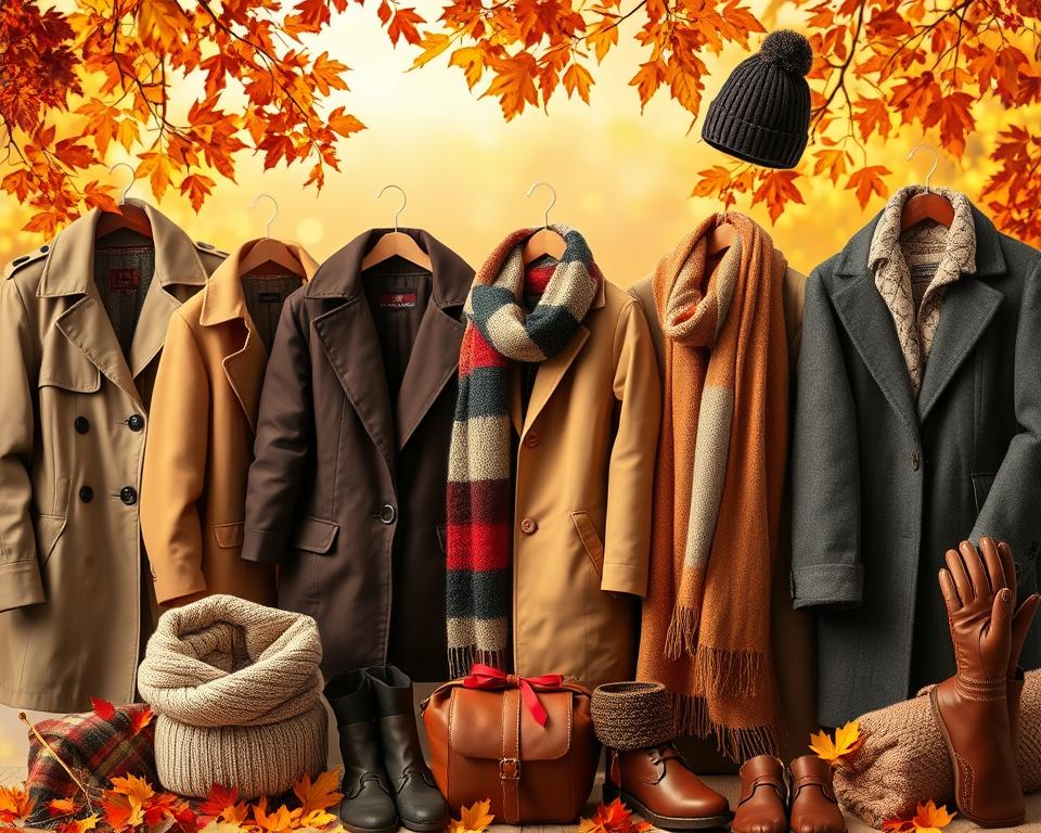 Essentiële jassen en herfst accessoires