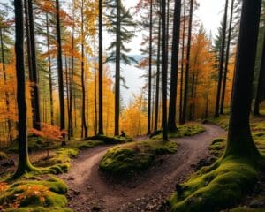 Natuurwandelingen door de bossen van Finland