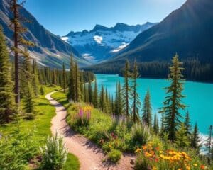 Natuurwandelingen langs de meren van Banff, Canada