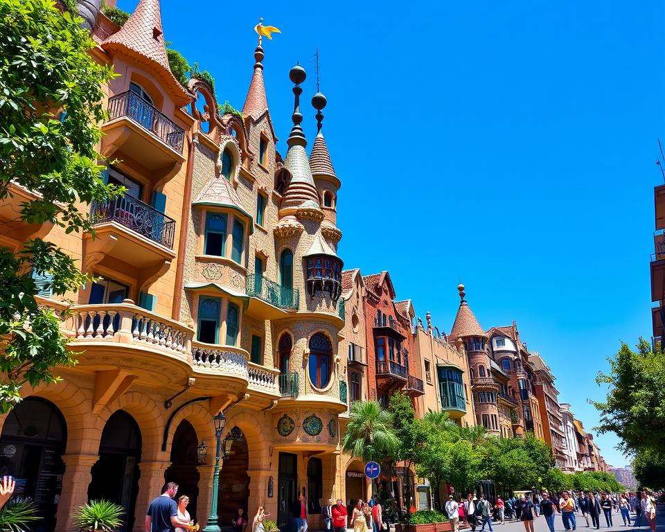 Reizen door de iconische architectuur van Gaudí in Barcelona