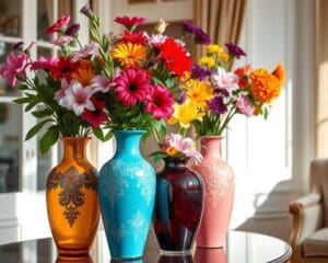 Vazen die elke kamer opfleuren met bloemen