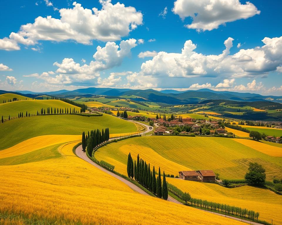 prachtige landschappen Toscane