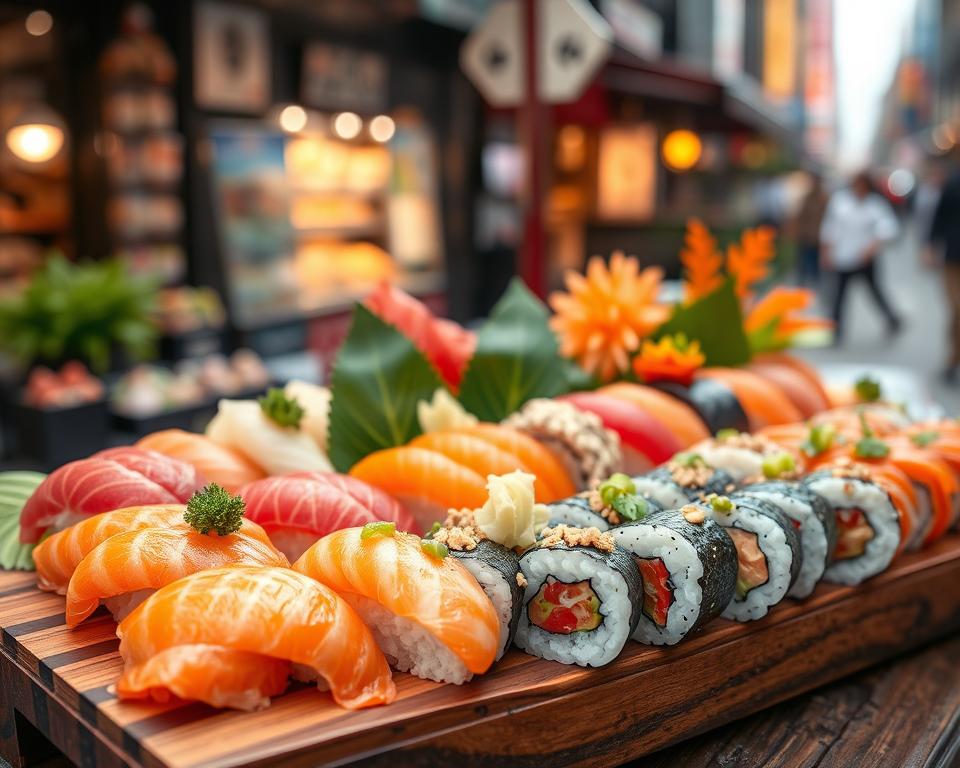 Sushi variaties in Japan