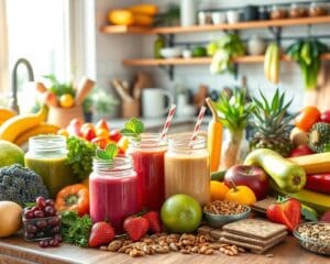 Verhoog je energieniveau met gezonde smoothies en snacks