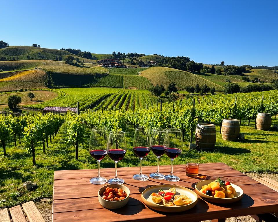 wijn proeven in de Chianti-streek