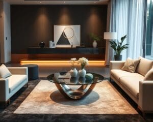 Design salontafel met glazen blad: stijlvol middelpunt