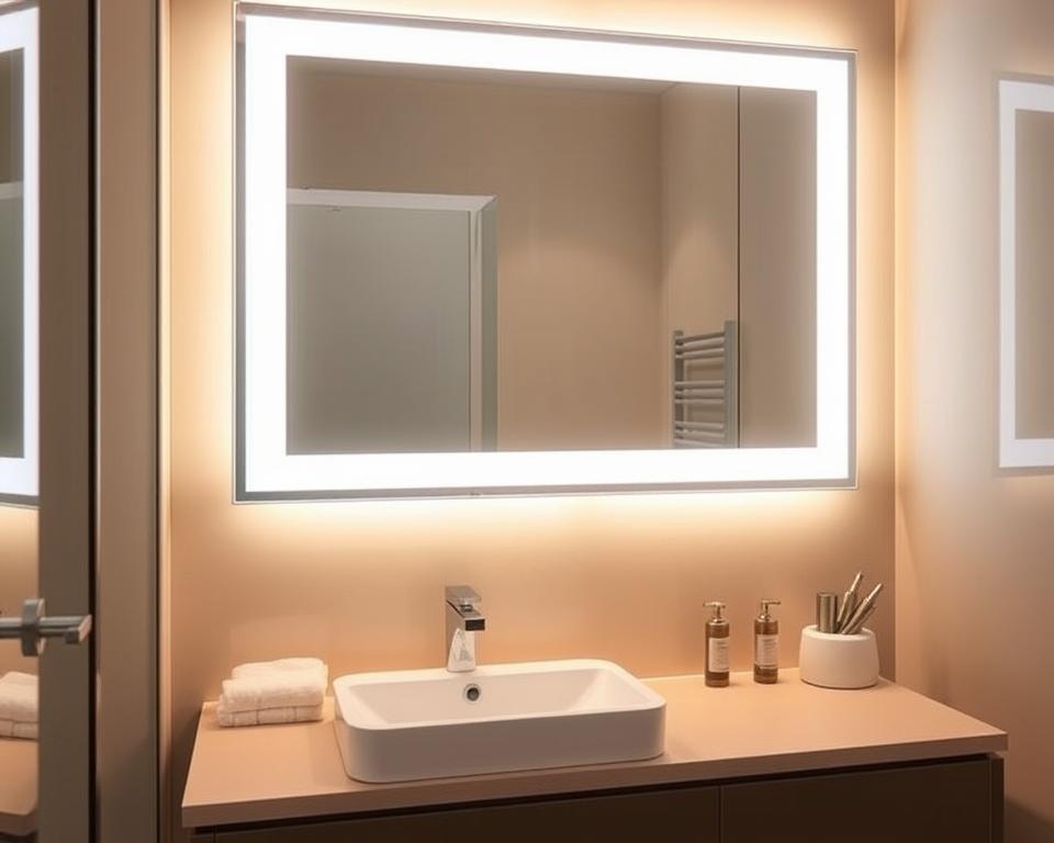 Design spiegel met geïntegreerde verlichting: perfect voor je badkamer