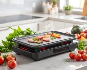 Elektrische grill met keramische plaat: gezond en duurzaam