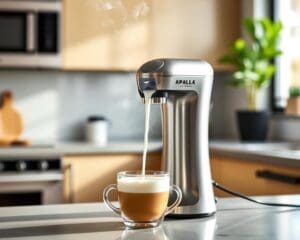 Elektrische melkopschuimer voor cappuccino: perfect schuim