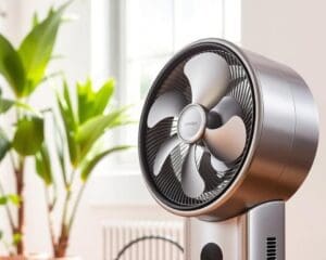 Elektrische ventilator met ingebouwde luchtzuiveraar