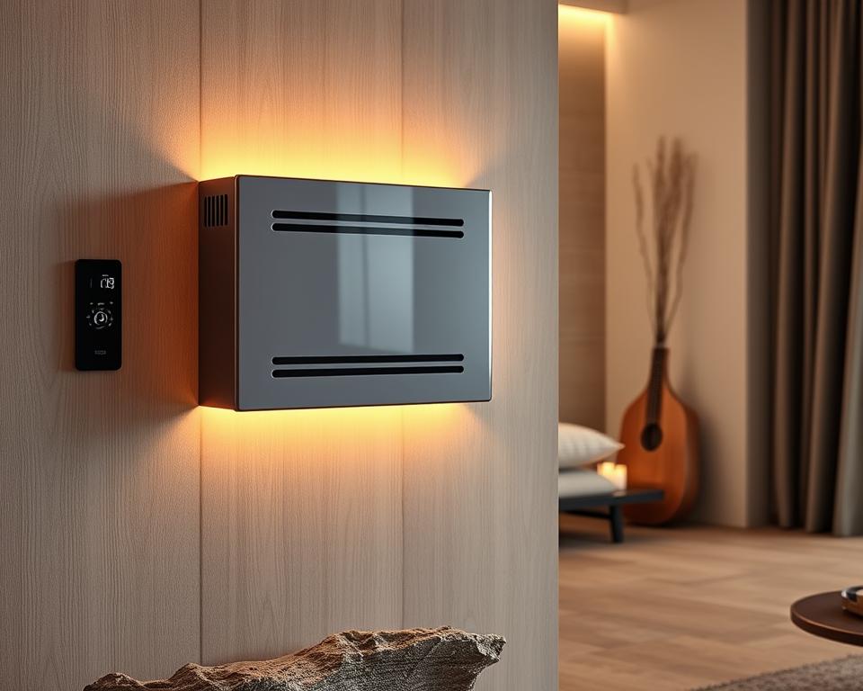 Elektrische wandverwarming met thermostaat: stijl en warmte