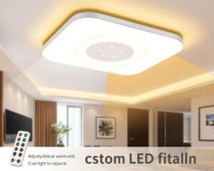 LED-plafondlamp met afstandsbediening: licht op maat