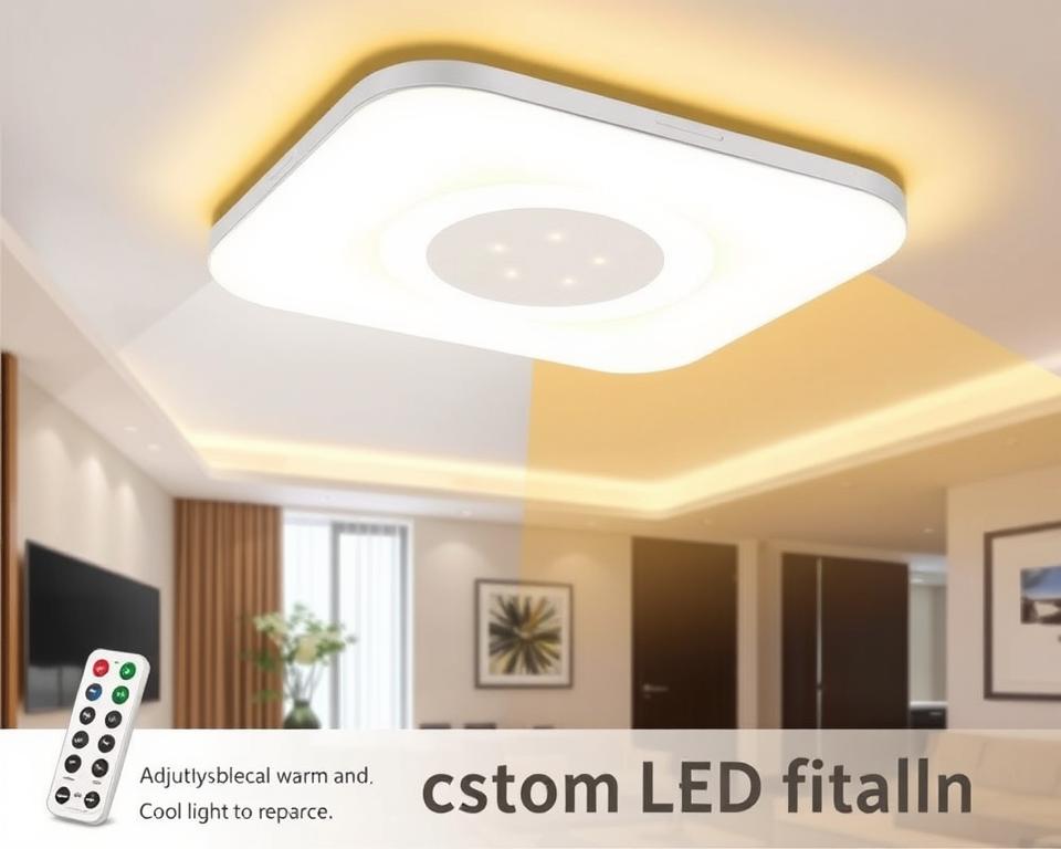 LED-plafondlamp met afstandsbediening: licht op maat