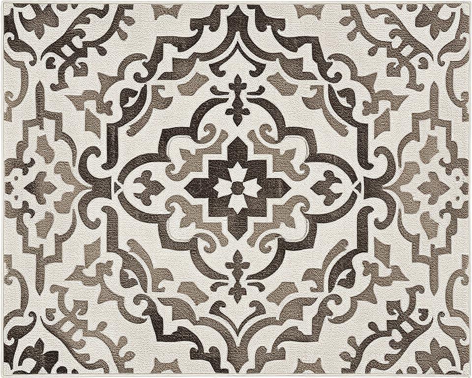 Luxe vloerkleed met geometrisch patroon: stijlvol en modern