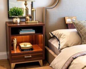 Nachtkastjes voor functionele en decoratieve opbergruimte