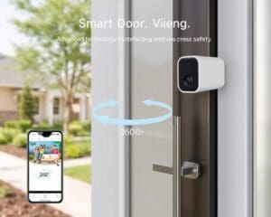 Slimme deurcamera met 360-graden zicht: maximale veiligheid
