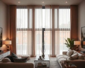 Slimme gordijnen met lichtfiltering: sfeer en privacy
