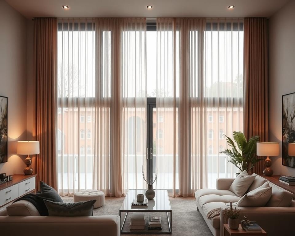 Slimme gordijnen met lichtfiltering: sfeer en privacy