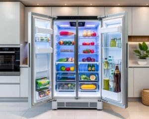 Slimme koelkast met temperatuurzones: optimaal bewaren