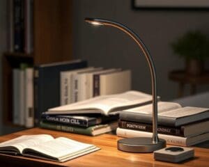Slimme oplaadbare leeslamp met flexibele arm