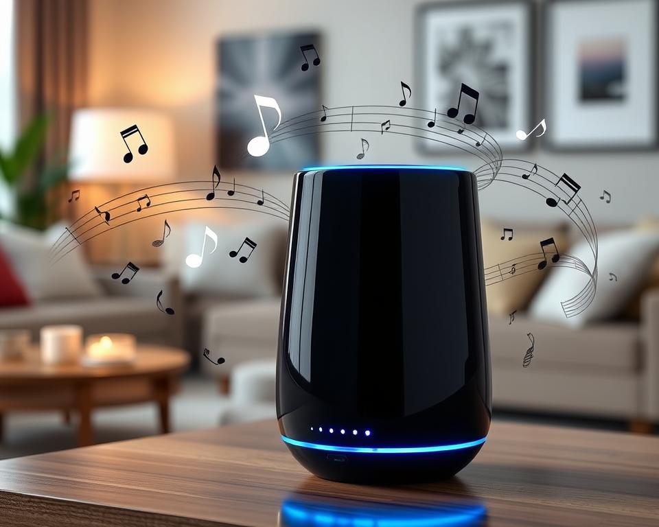 Slimme speaker met ingebouwde assistent: muziek en meer