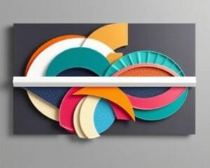 Wanddecoratie in abstracte stijl: een artistiek accent