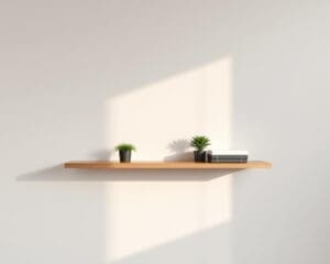 Wandplank in zwevend design: minimalistisch en decoratief