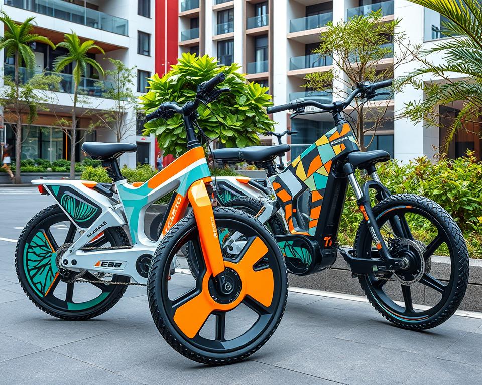 e-bikes met unieke designs