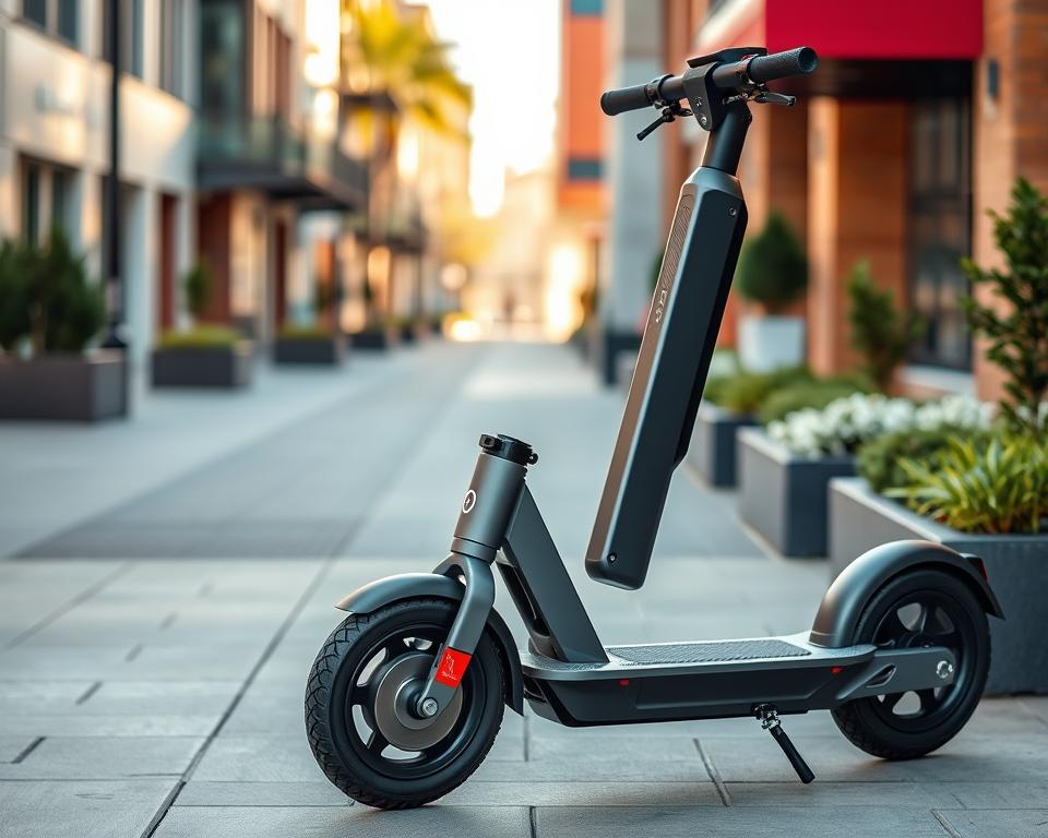 elektrische scooter met vouwmechanisme