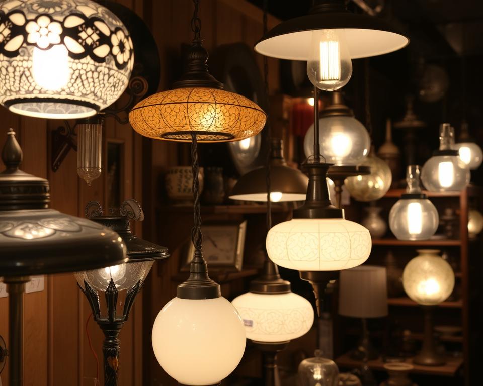 Vintage lampen in Den Haag