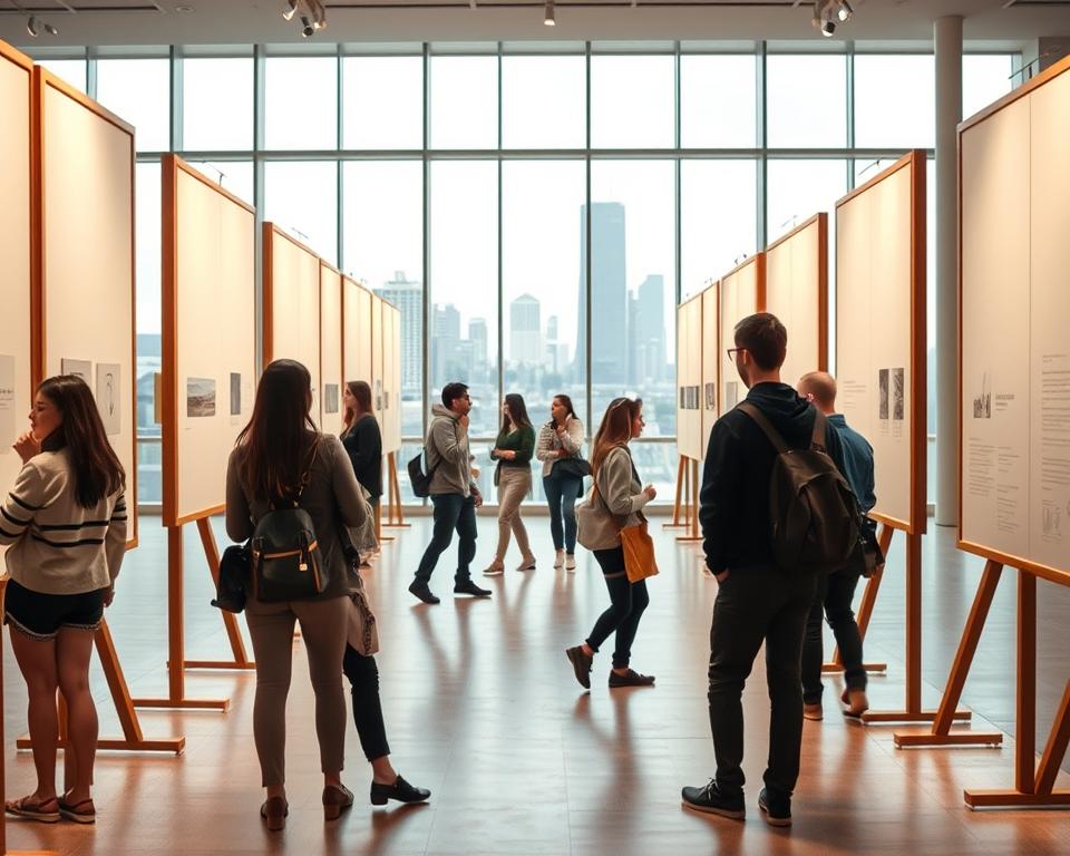 Zijn expositiepanelen geschikt voor kunstacademies?