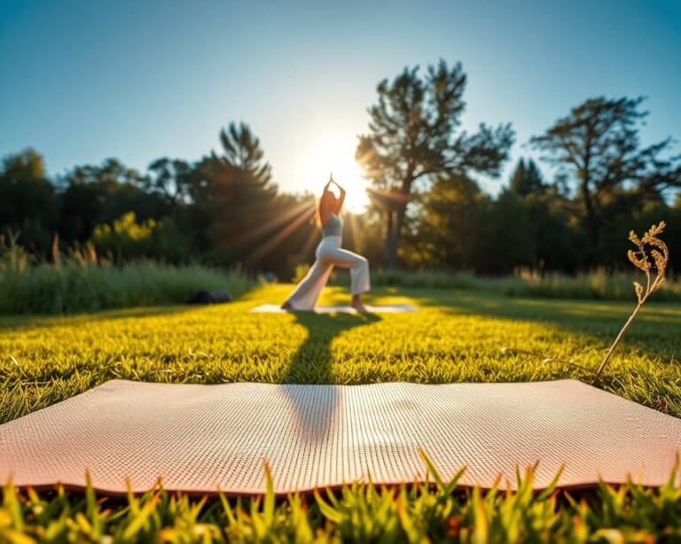 Welke yogamat is het meest geschikt voor buitenyoga?