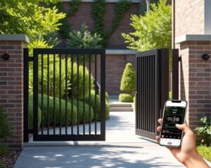 Kan ik een draaipoort automatiseren met smartphonebediening?