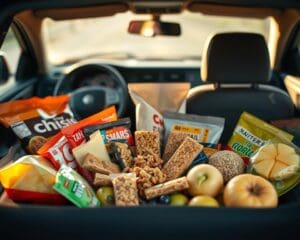 Wat kun je snacken tijdens een autorit?