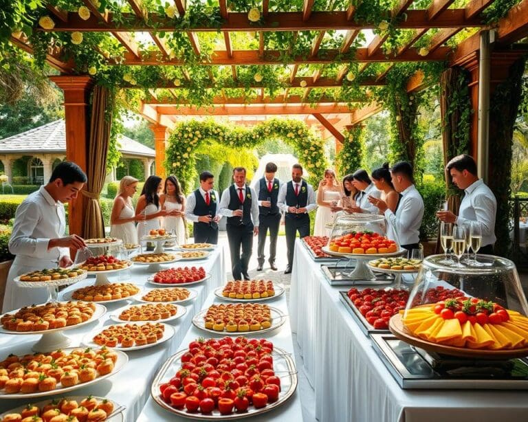 Hoe organiseert een cateringteam een bruiloft?