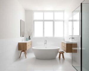 Badkamers kleiner maken, maar groter laten voelen