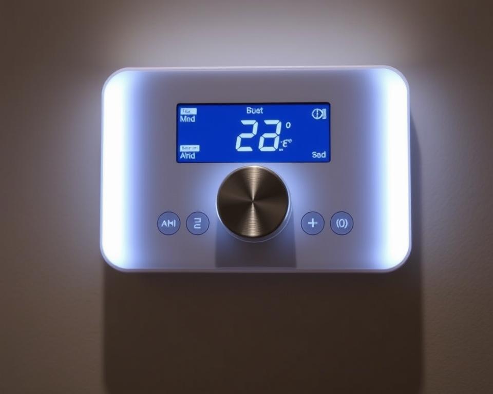 programmatuur van thermostaatknoppen