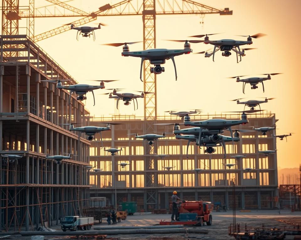 Automatisering in de bouwsector met drones