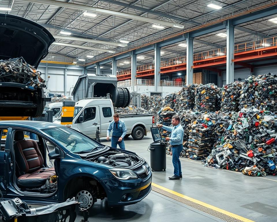 duurzame autorecycling