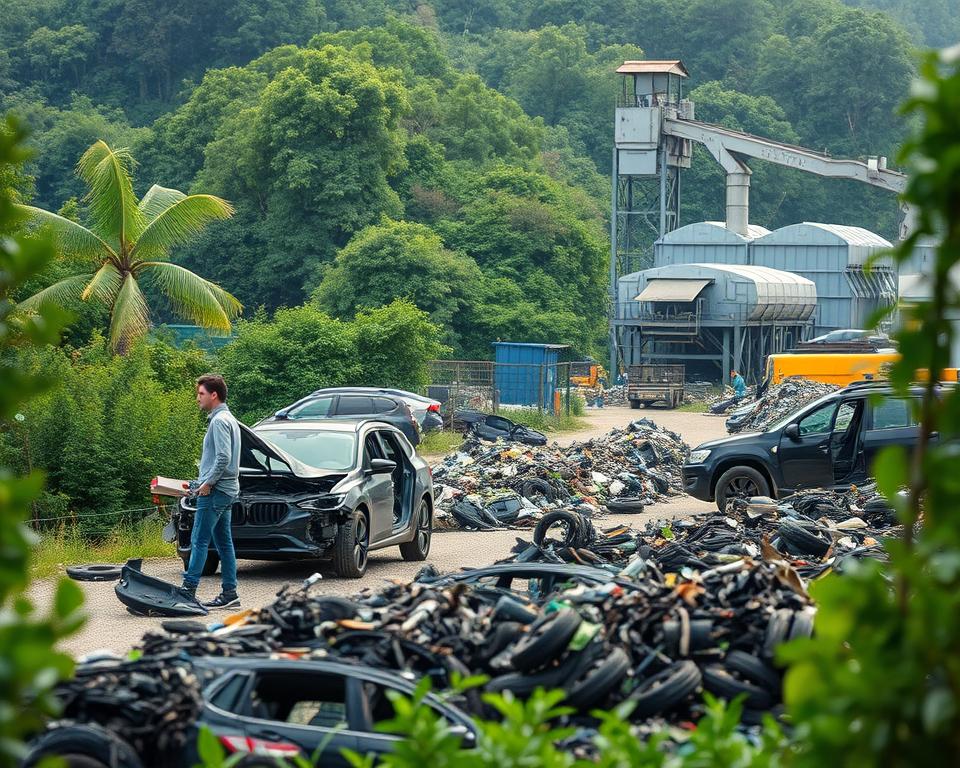 duurzame autorecycling