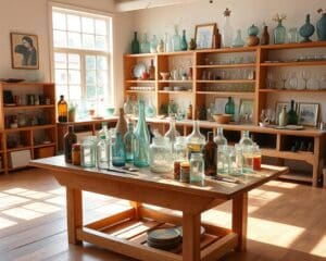 Handige DIY-projecten met glas en verf