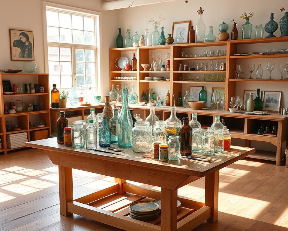 Handige DIY-projecten met glas en verf