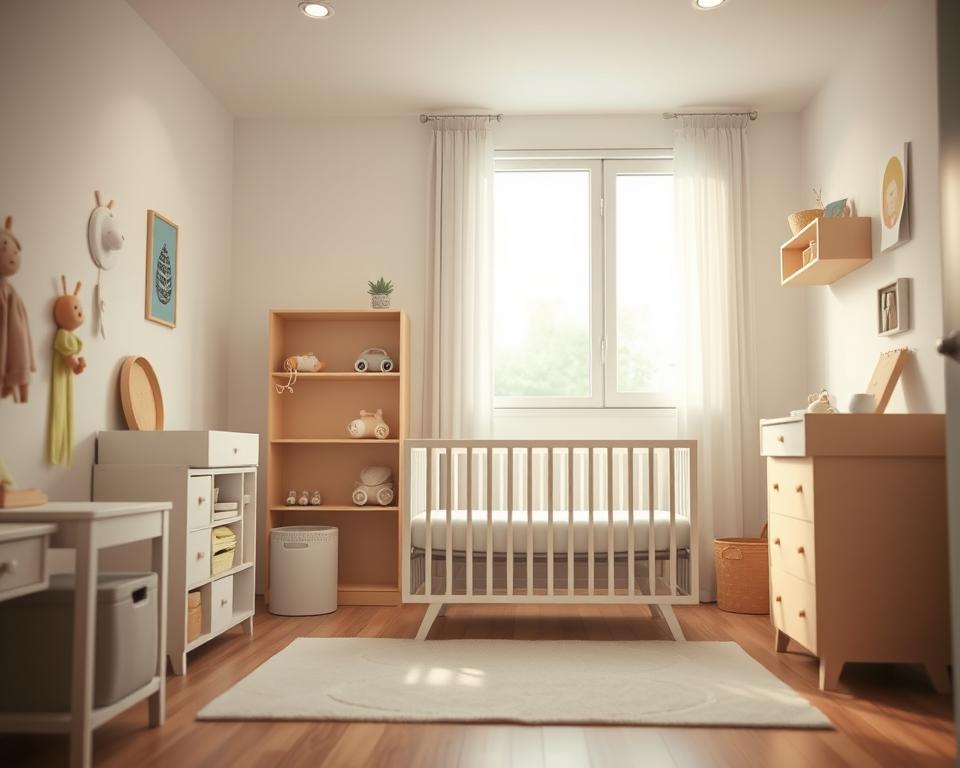 Hoe richt je een kleine babykamer slim in?