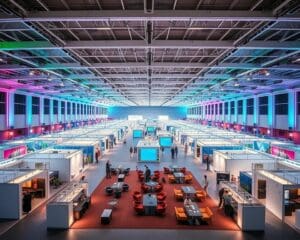 Waarom passen beursvloeren bij flexibele events?